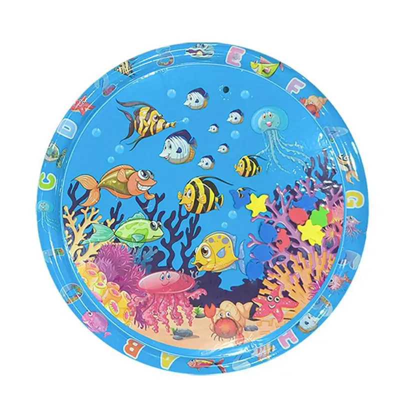 100 см водный игровой коврик из ПВХ Детская Надувная подушка для живота детская