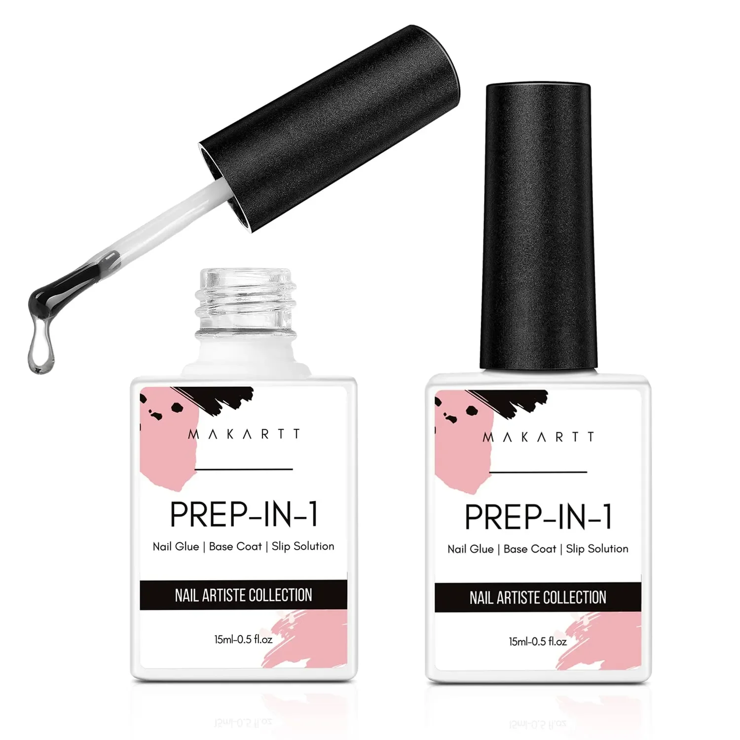 

NEW2023 Nail Glue Gel for Acrylic Nails 3 in 1 Nail Gel Super Strong Brush On Nail Glue Long Lasting UV Nail Glue for False Nail