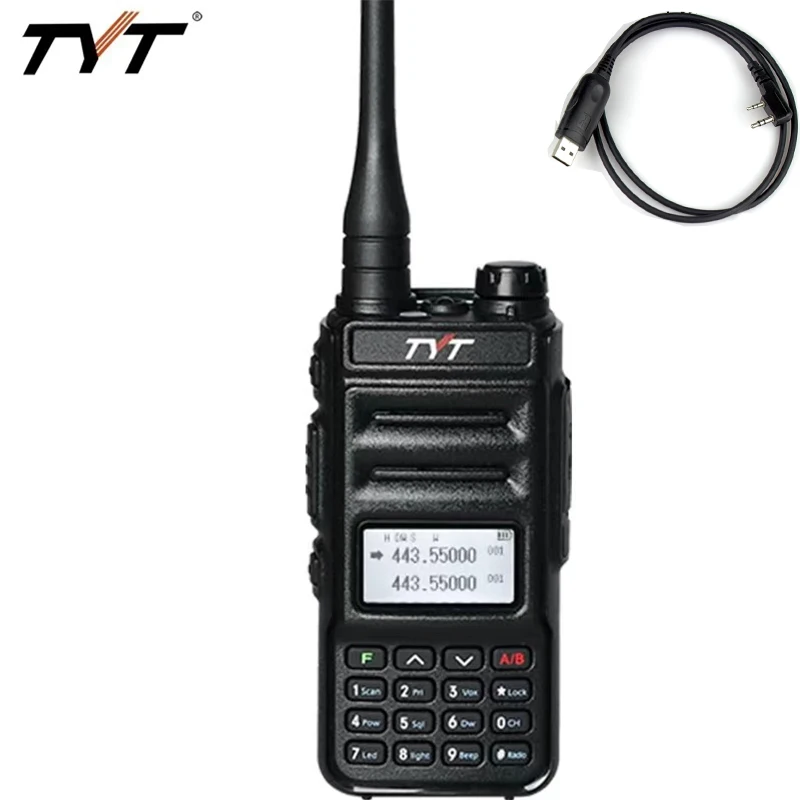 Tyt Новая рация uv88 dot matriz tela hd Аудио скремблер криптография teclado antena de borracha Presunto