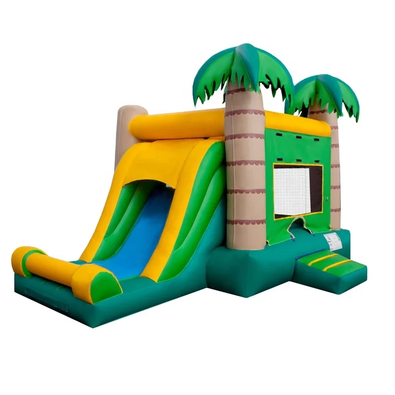 

Для взрослых и детей Забавный Moonwalk Пальма кокосовое дерево прыгающий домик джемпер батут прыгающий замок водная горка комбинированный с воздуходувкой