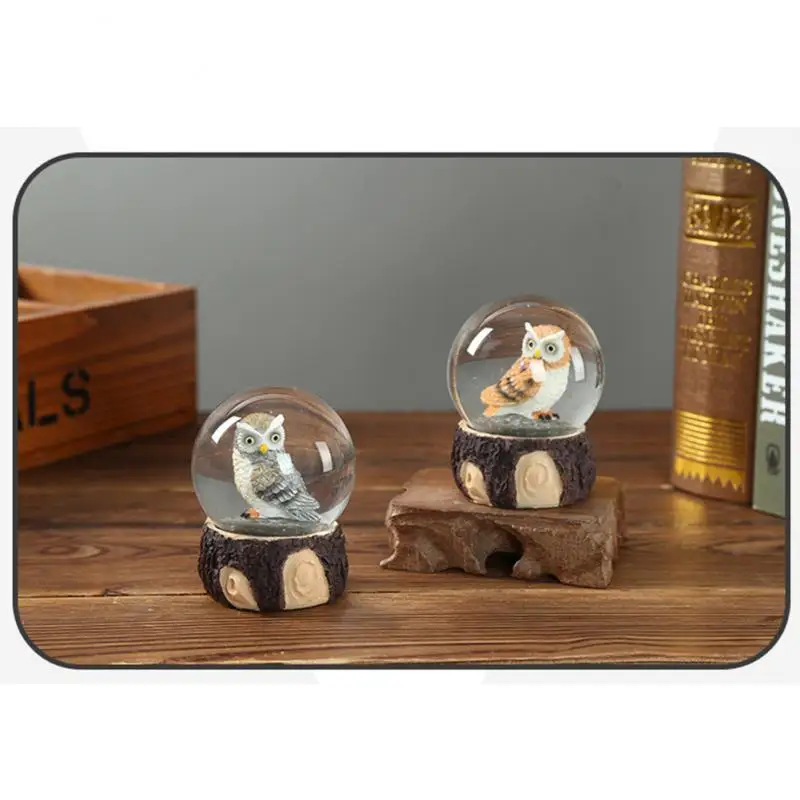 Хрустальный шар трехмерные украшения Bola De Cristal сова прочные настольные реквизит