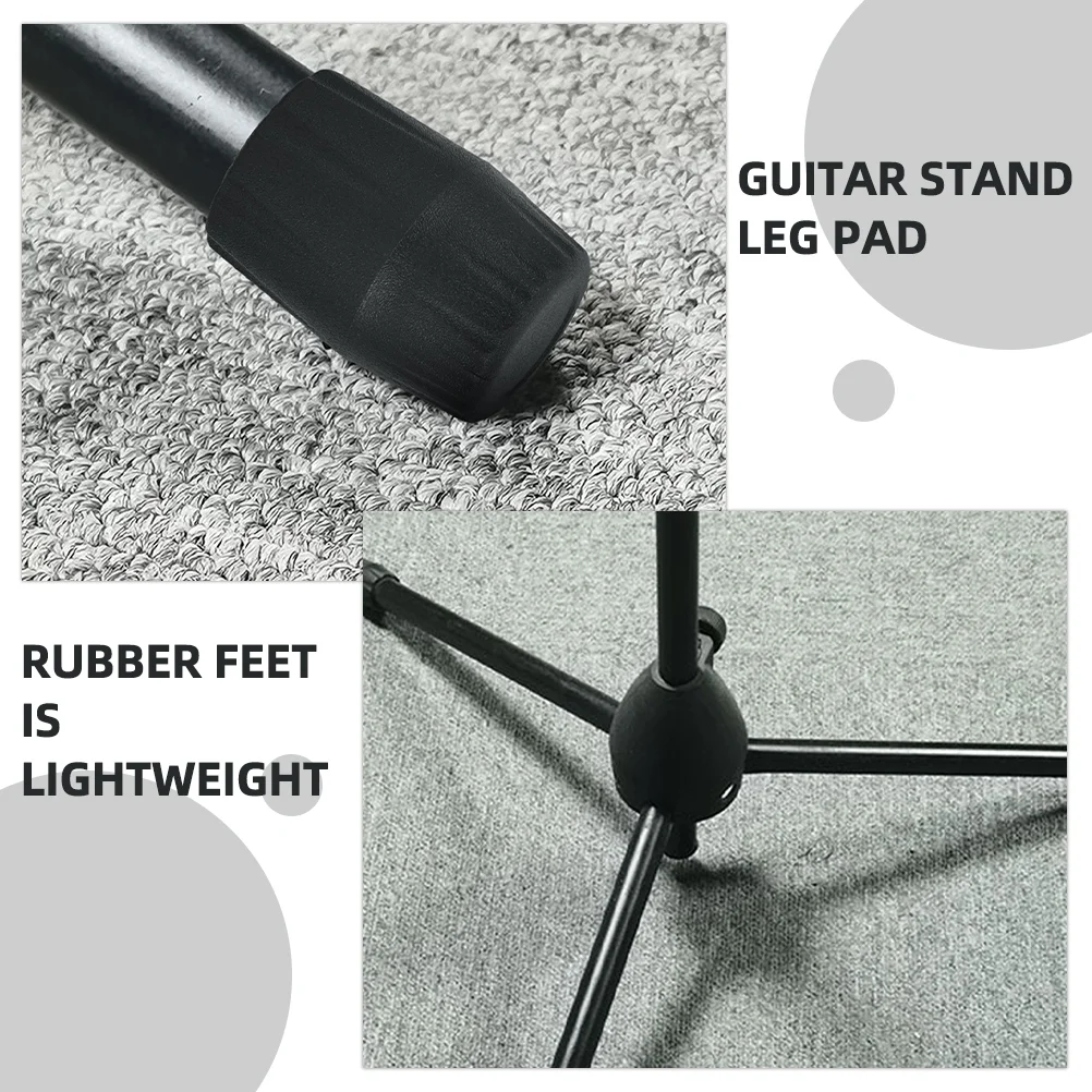 6-шт. крышка подставки для гитары акустическая педаль резиновый кронштейн ног