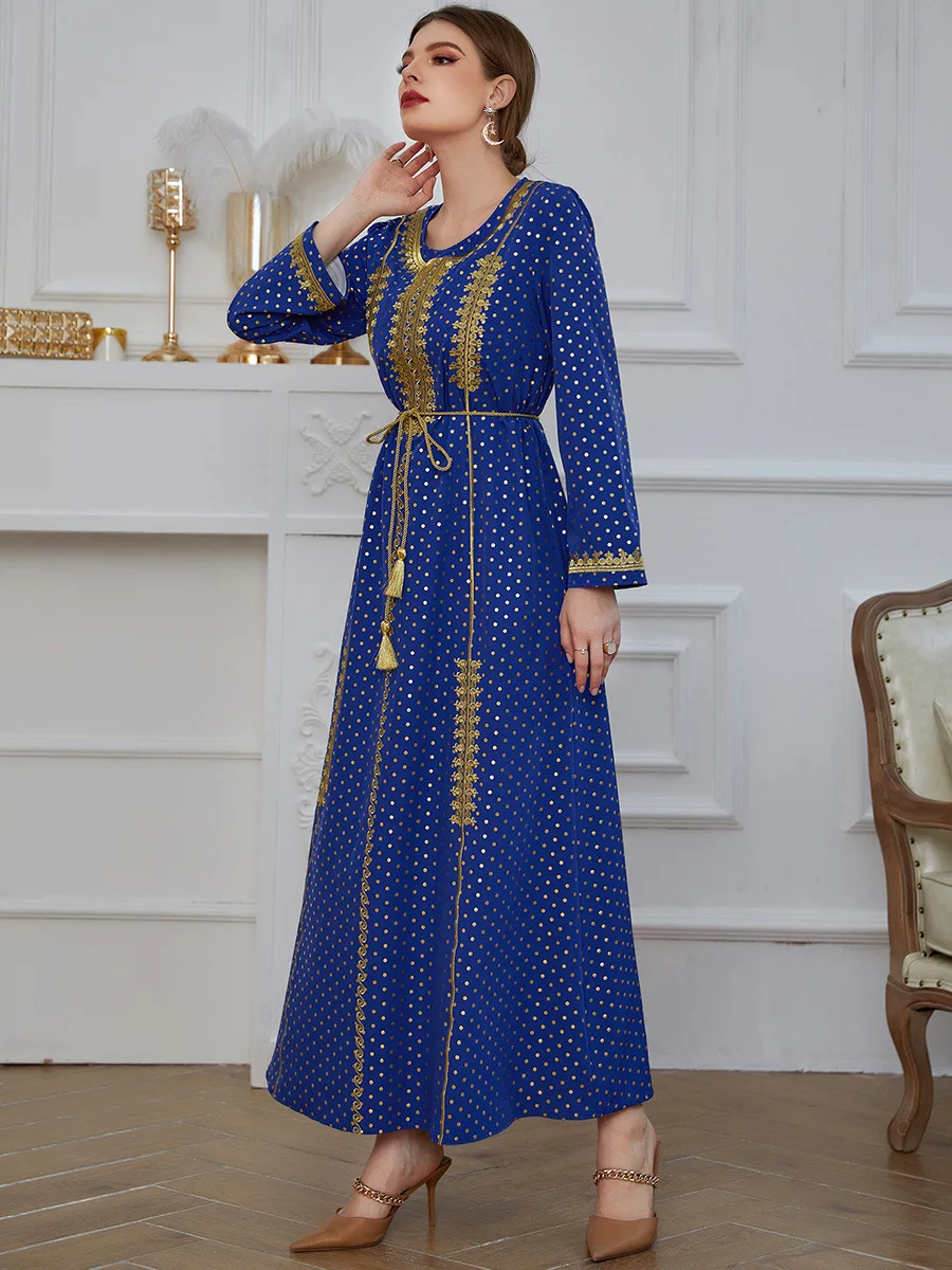 Eid Mubarak Abaya Dubai Turkey Islam Muslim Hijab Dress Indian Arabic African Dresses for Women Kaftan Robe Musulmane Longue
