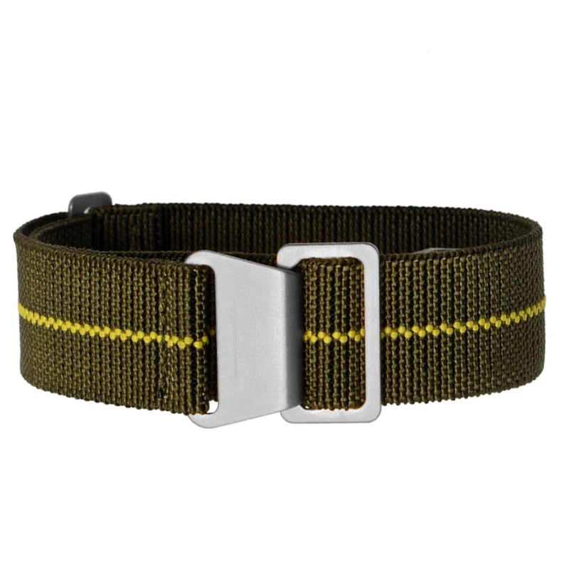 20mm 22mm Elastic Nylon Band for Samsung Galaxy Watches 3 41 45mm Strap for Amazfit Nato Watch Troops Parachute Bag Watchband