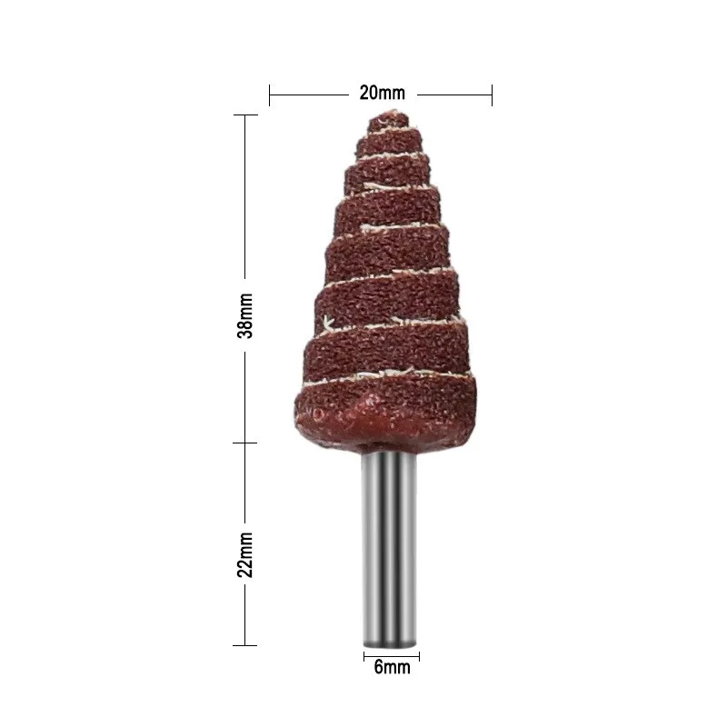 

80 Grit Sanding Head Polishing Sanding Tools Tapered Cone Grinding Head Best Durable