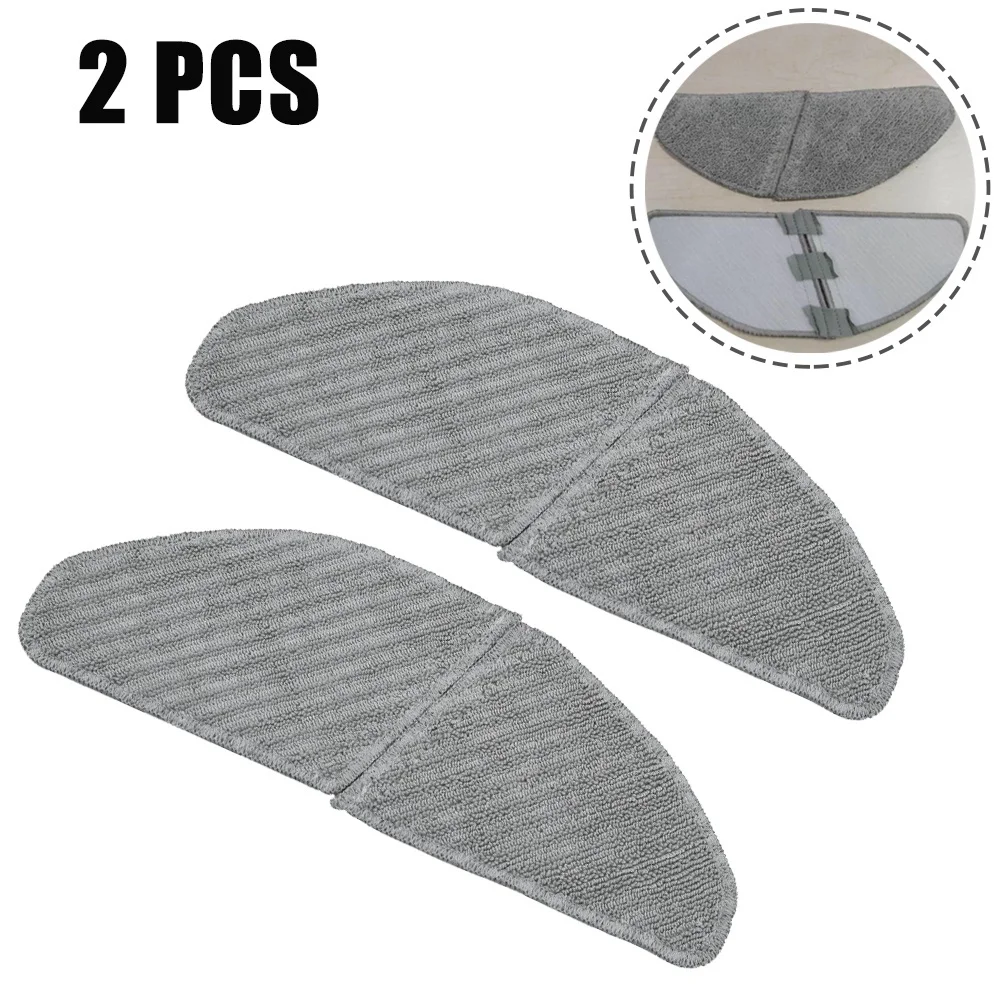 2Pcs Robot Vacuum Cleaner Mop for S8+ M7 Pro Sweeping Polyester Swipe Wipe Cloth Pads