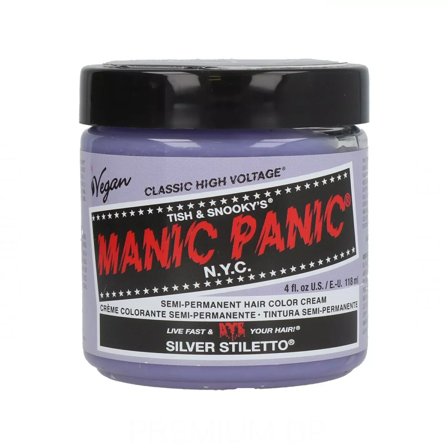 

NEW IN Manic panic classic 118 ml color silver stiletto, manic panic classic silver stiletto 118ml