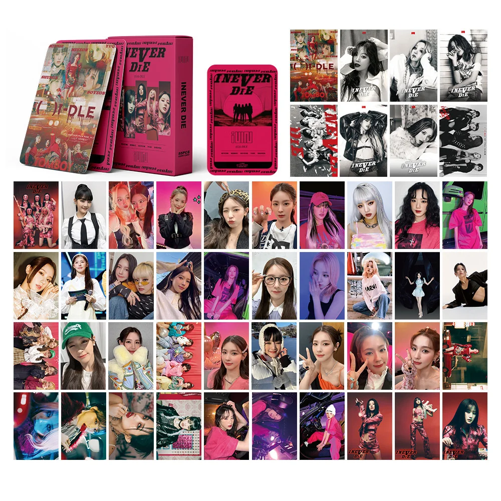 

(G)I-DLE Kpop World Tour Photocards New Album I Never Die Lomo Cards I Burn Postcards Photo Cards Postcards Fans Gift Song Yu Qi