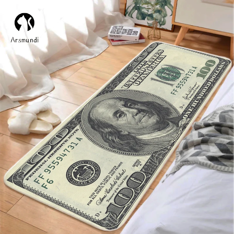 Долларовый кухонный ковер Придверный коврик напольный для спальни прихожей