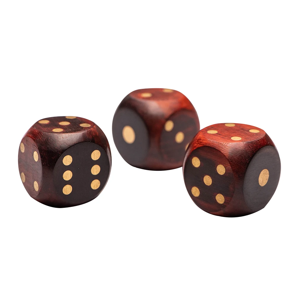 

2 см деревянные 6-сторонние игральные кости для настольной игры, настольные игры, аксессуары для настольных игр