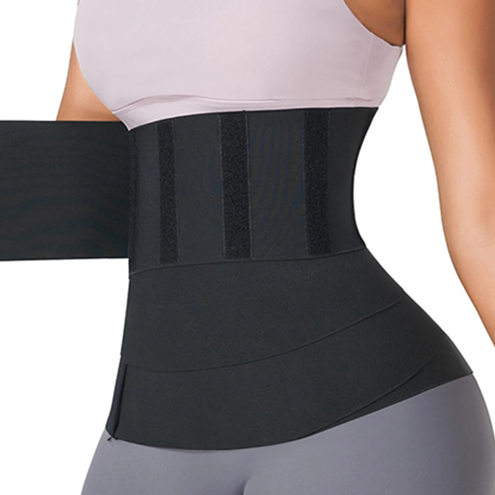 

Elastic Women Slimming Tummy Wrap Resistance Bands Waist Trainer Body StrapModeling Strap Slim Massage Accessories