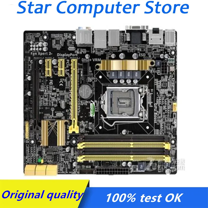 

Для ASUS H87M-PRO компьютера USB3.0 SATA3 материнская плата LGA 1150 DDR3 H87 H87M настольная материнская плата Б/у