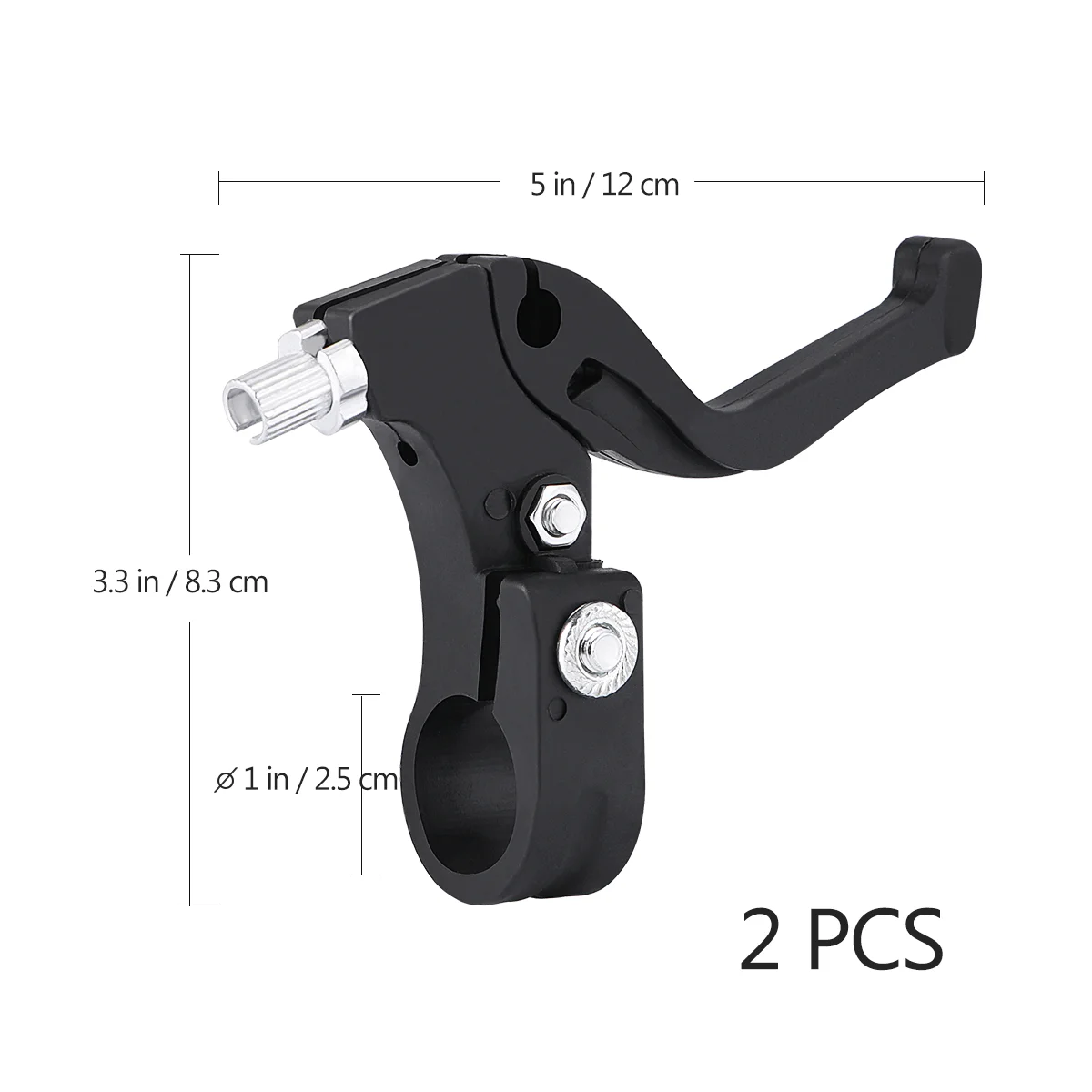 

VORCOOL Pair of Children Brake Lever Brake Handle Kids Bike Cycling Brake Levers Bike Spare Parts Accessories (Black)