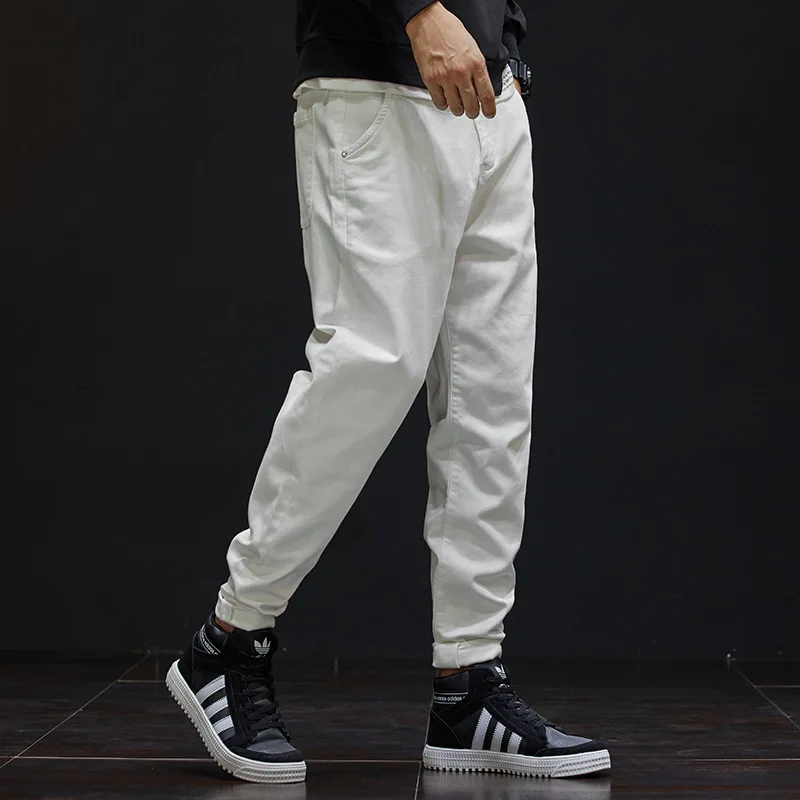Japanese Style New White Jeans Men's 