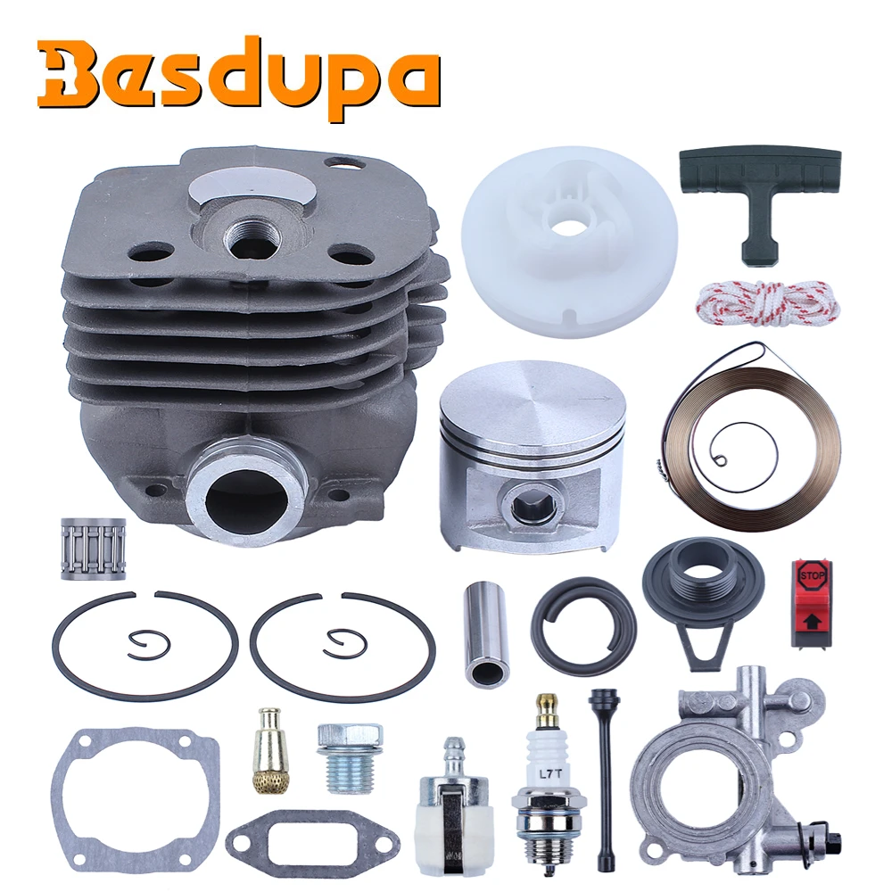 

50mm Cylinder Piston Kit For Husqvarna 362 365 371 372 372XP For Chainsaw Old Type Replacement Garden Tool Parts