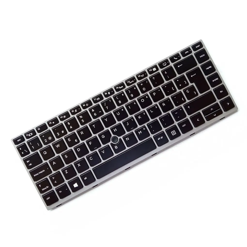 

Keyboards Input Device Dust-proof Non Slide Computer Components Cover Backlight Pointer Replacement for HP Elitebook 840G5