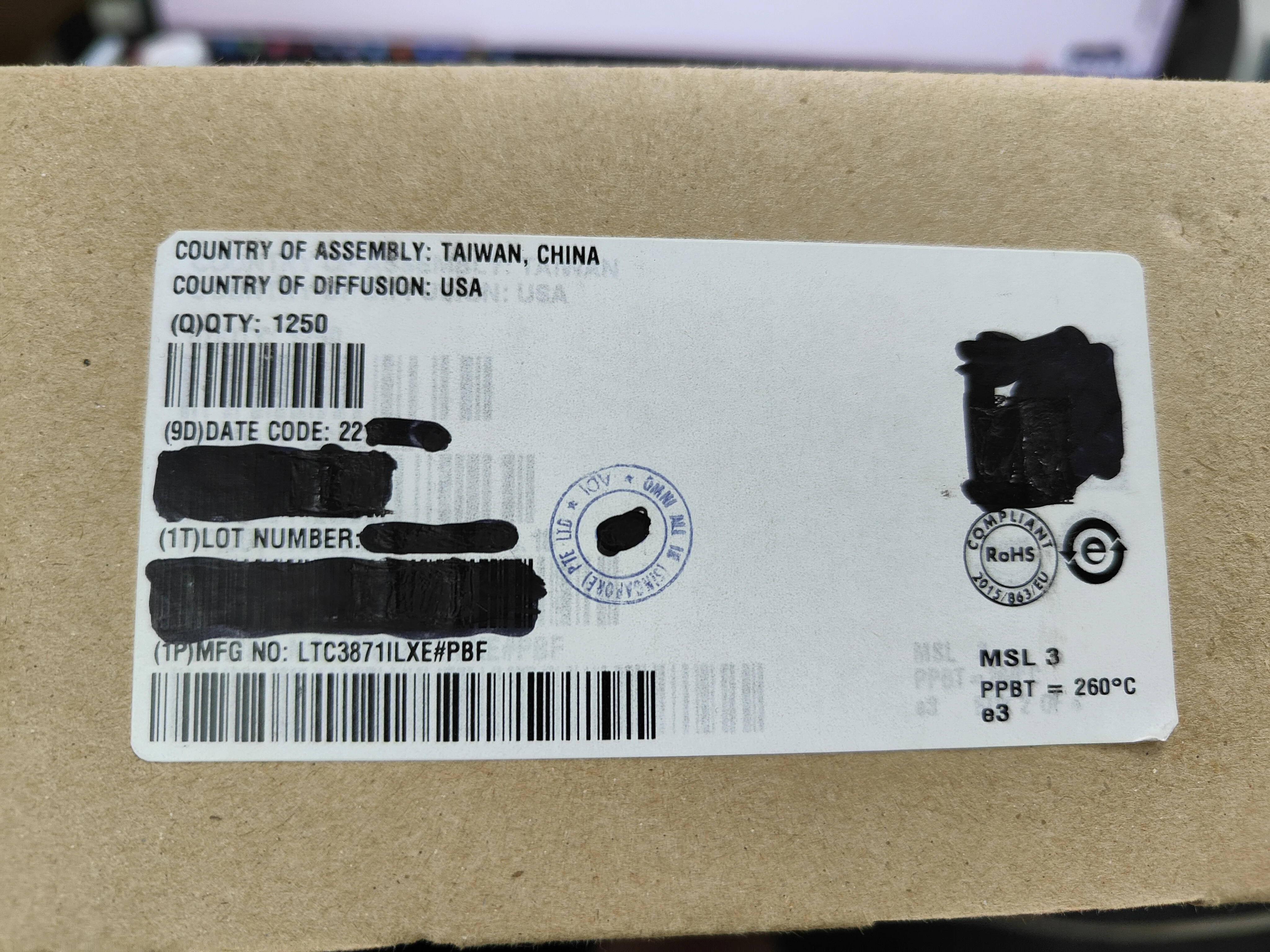 

LTC3871ILXE LTC3871ILXE#PBF LQFP-48 New Original Spot Stock