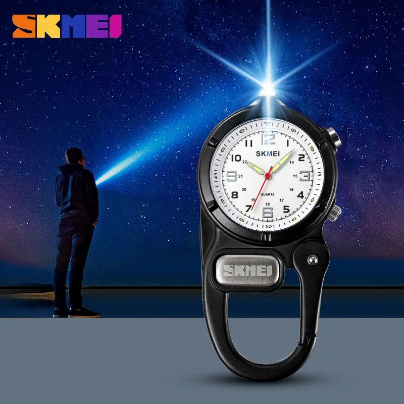 Skmeinew многофункциональные светящиеся спортивные часы с подвесной пряжкой и