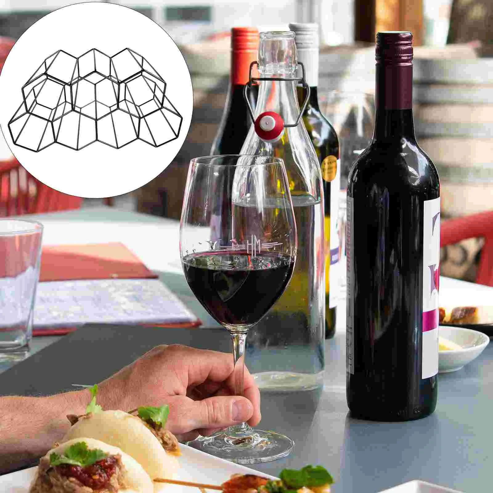 Полка для дисплея сотовая стойка бренди хранения настольная круглая бутылка