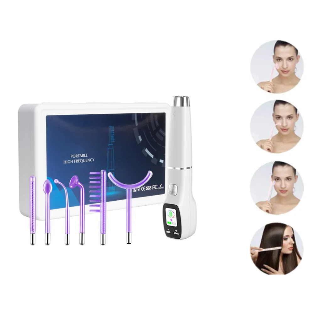 

Высокочастотный электротерапевтический стеклянный трубчатый электрод для удаления пятен на лице средство для ухода за кожей спа косметическое устройство