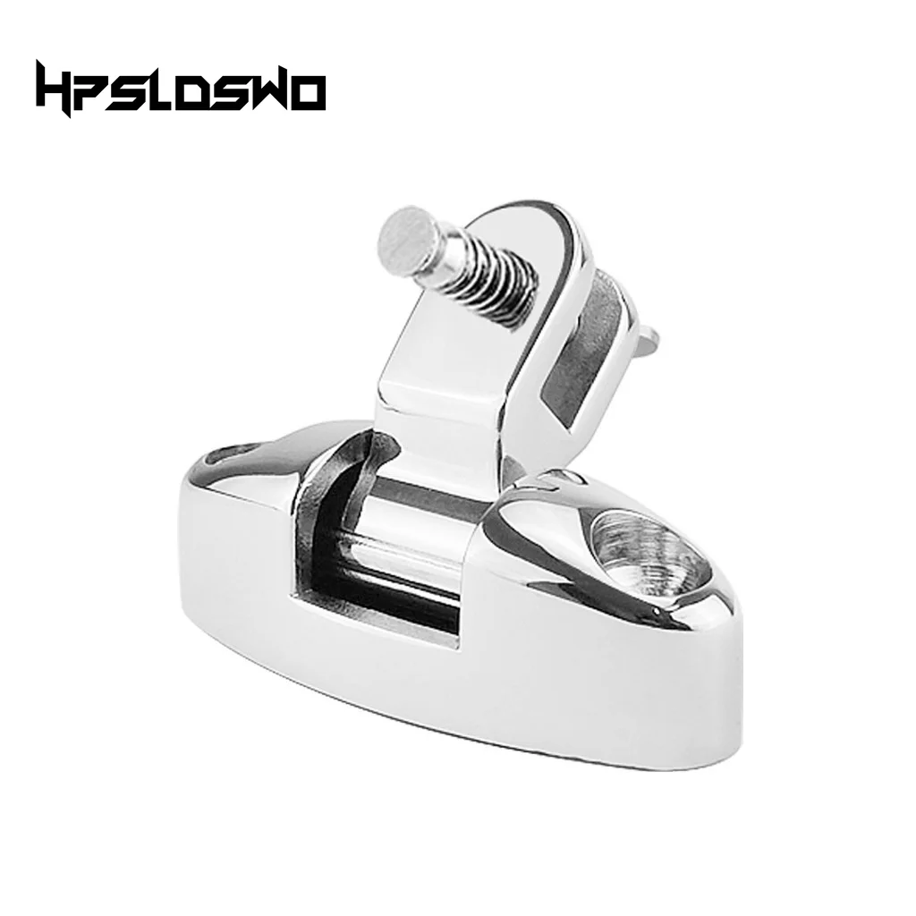 

Boat Bimini Top Mount Swivel Deck Hinge 316 Stainless Steel With Rubber Pad Quick Release Pin Marine Hardware Boat Accessories