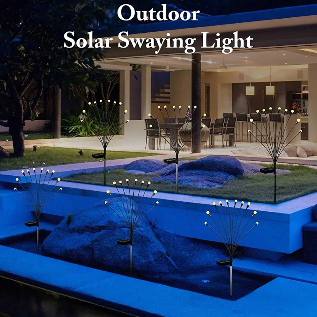 

ABS Solar-powered Ground Light IP65 Waterproof Fast Charging Household Anti-corrosive Anti-rust Decorative Lamp Type 2