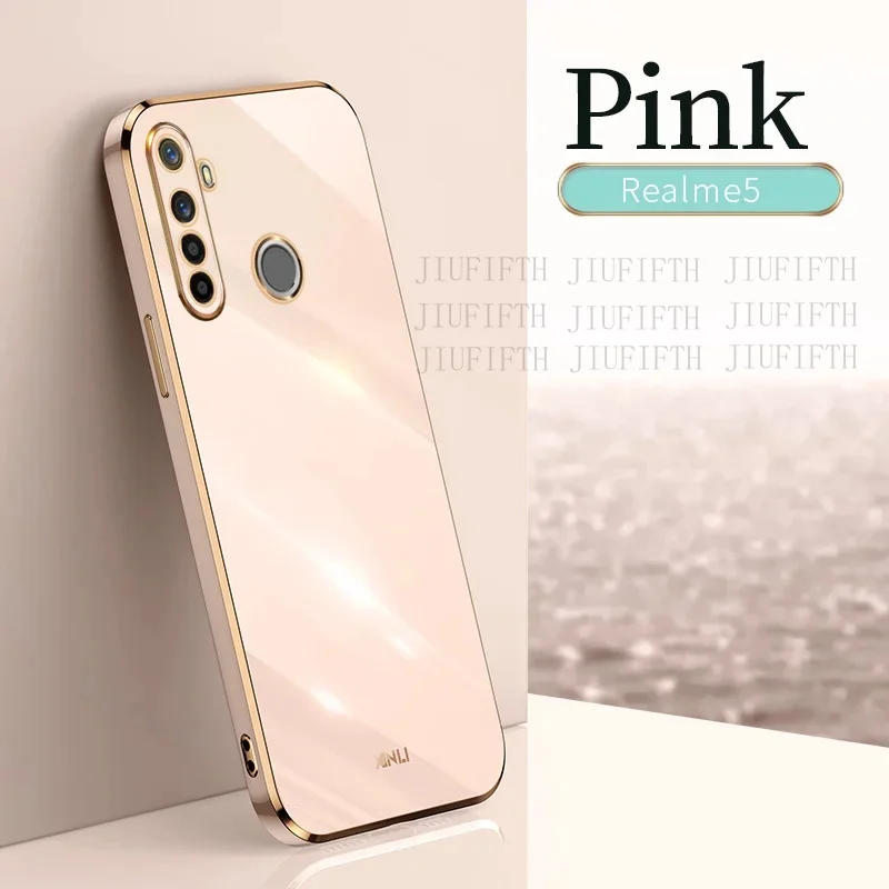 Чехол для OPPO Realme 5 5i 5s 6i Orrs appo orrs однотонный прямой край 6D покрытие чехол для телефона противоударный мягкий чехол из ТПУ (art.: 3920ca844bc71) - 3920ca844bc71