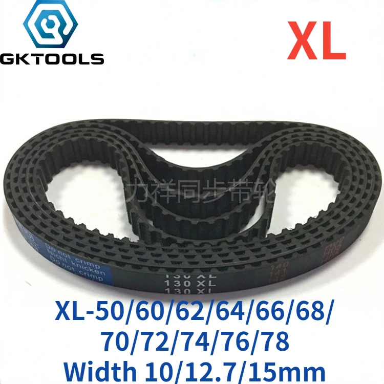 

Ремень ГРМ GKTOOLS 50/64/70/78 XL, ширина 10/12, 7/15 мм, периметр 127/162, 56/177, 8/198, 12 мм, резиновый ремень, трапециевидный