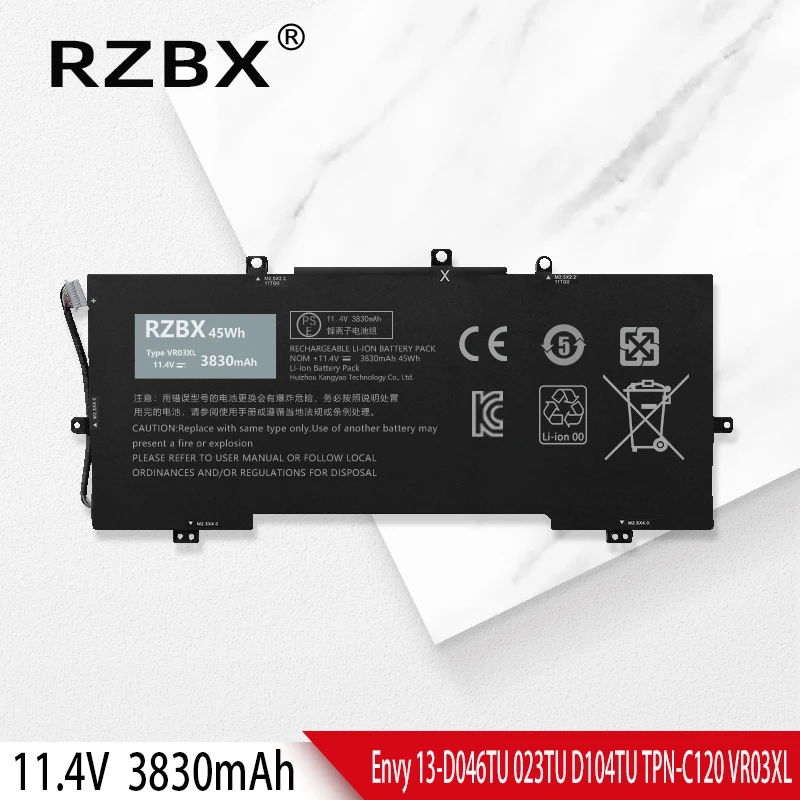 

Аккумулятор RZBX VR03XL для ноутбука HP 13-D021TU, 13-D001NT, 13-D023TU, D024TU, D004NP, D025TU, HSTNN-IB7E, 13-D046TU, 816497-1C1