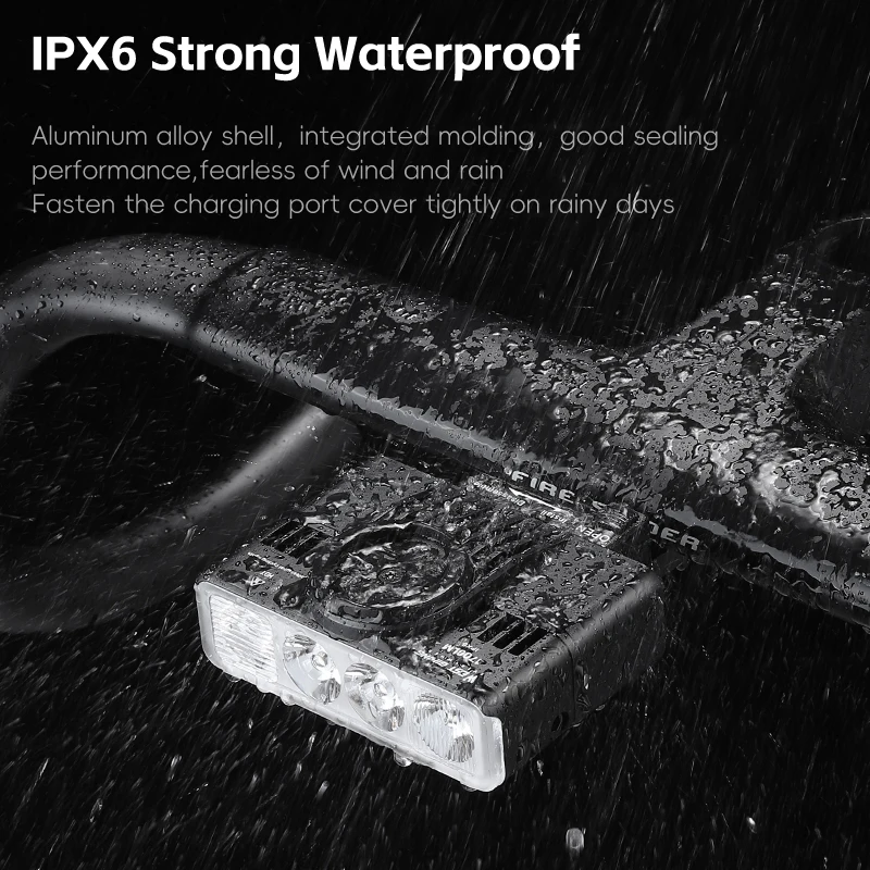 Велосипедные передние фонари WEST BIKING 3 в 1 1700 лм водонепроницаемая велосипедная