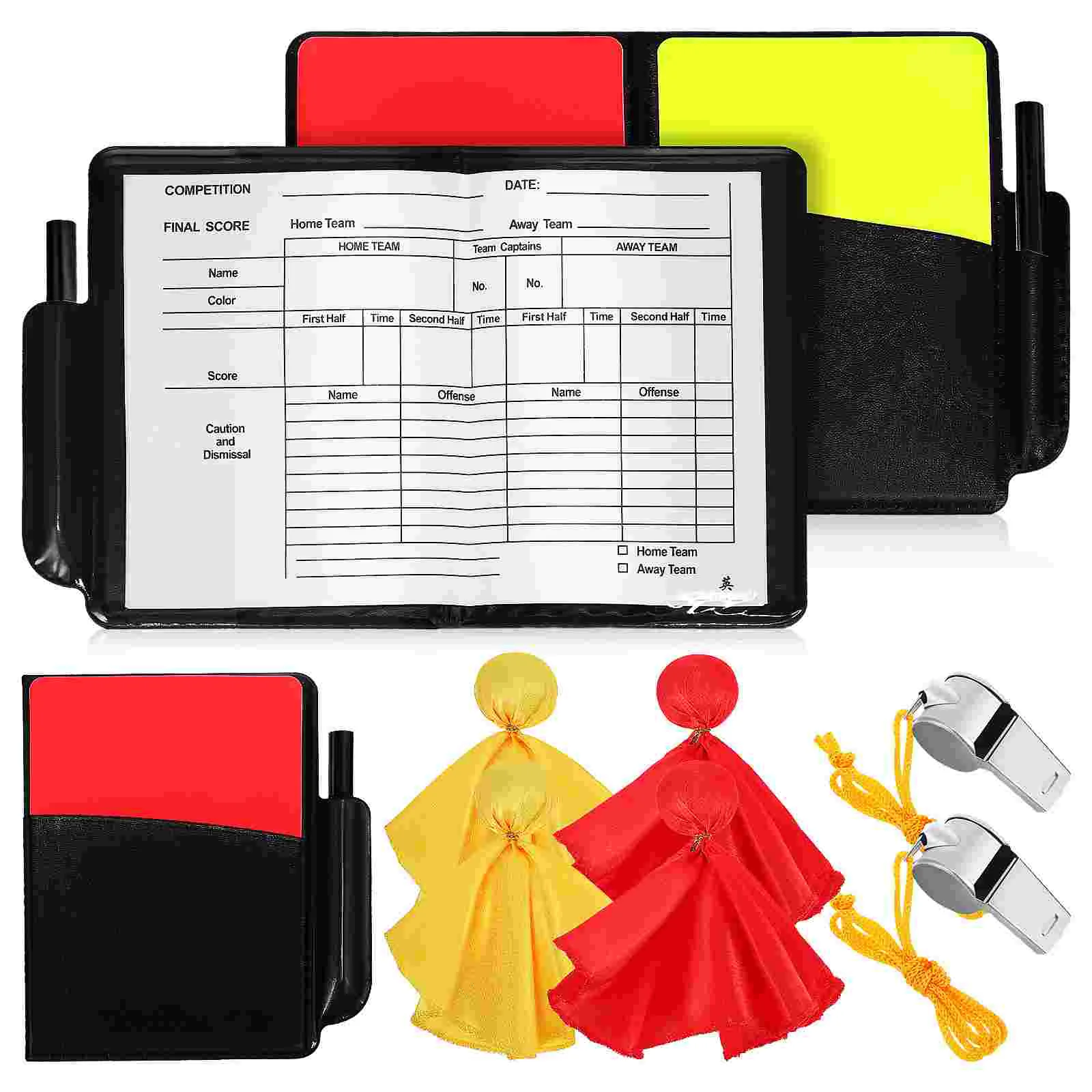 

Scoreboard/Substitution Board/ Soccer Ball Referee Football Cards Polyester Whistle Necklace