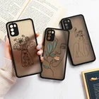 Чехол Capa Poco X3 Pro для Xiaomi Mi 11 Lite, чехол, эстетичный чехол, чехол для Redmi Note 9 10 Pro 7 8 9S 10S 9A 9C 9T 11T F3 M3, Матовые чехлы