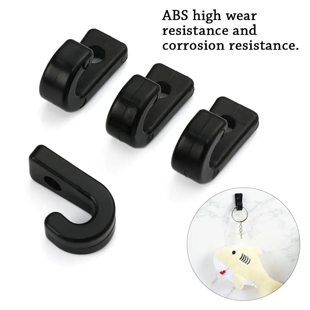 Rigging Accessories Canoe Rowing Boats J Hooks Nylon Lashing Hook Tie Down Hook Bungee Cord Hooks