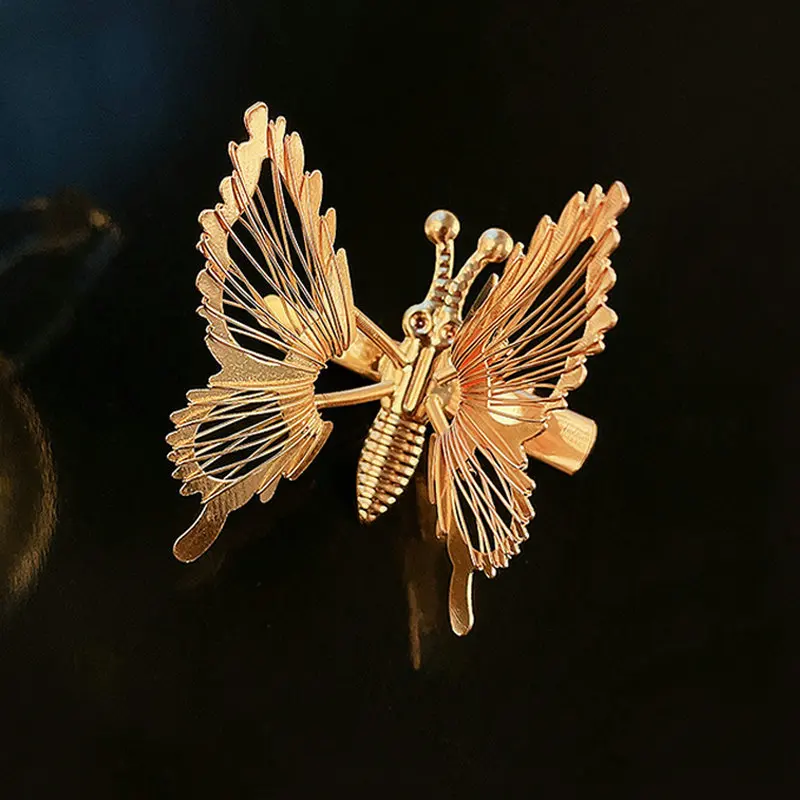 Hanfu Hairpin Hair Accessories Ancient Style Dragonfly Tassel Step Shaking Maple Leaf Comb Butterfly Side Jewelry Female