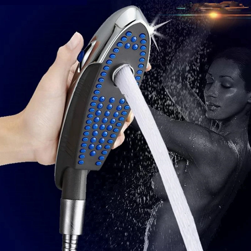 

Multifunction Bionic Dolphin Design Rain Shower Head ABS Handheld 3 Modes Rain SPA Sprayer Nozzle Rose Bathroom Accessories