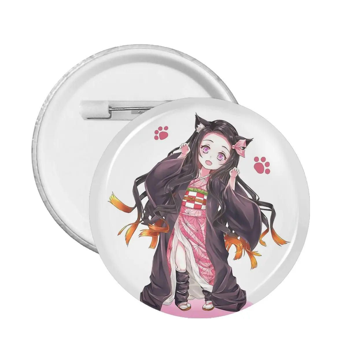 

Значок на булавке «рассекающий демонов» Nezuko Kimetsu No Yaiba, Значки для влюбленных, броши для одежды