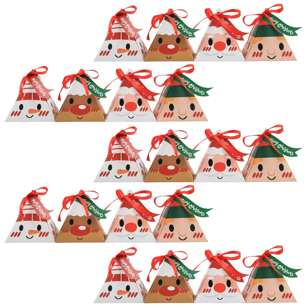 

Boxes Box Gift Christmas Candypresents Santa Cases Wrappingcarriertreat Cookie Packaging Chocolate Baking Cake Containers Party