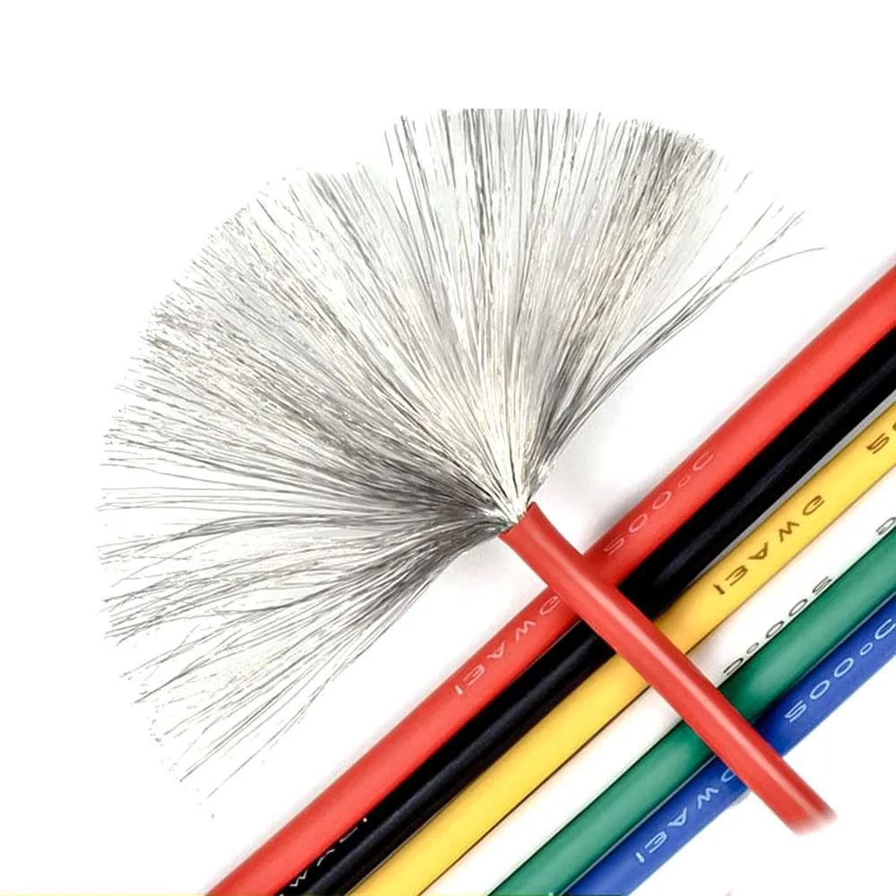 5/10/50 м 16/18/20/22/24AWG UL1672 провод из мягкого ПВХ, электрический провод 300 В, изолированный медный кабель из луженой меди, многожильный провод