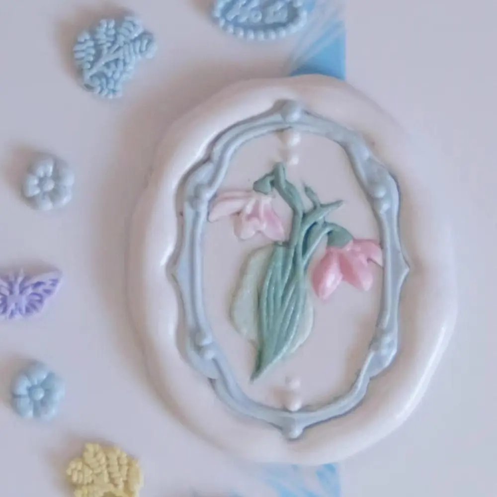 Инструмент сделай сам печать воска в виде бабочки европейском стиле снежинка