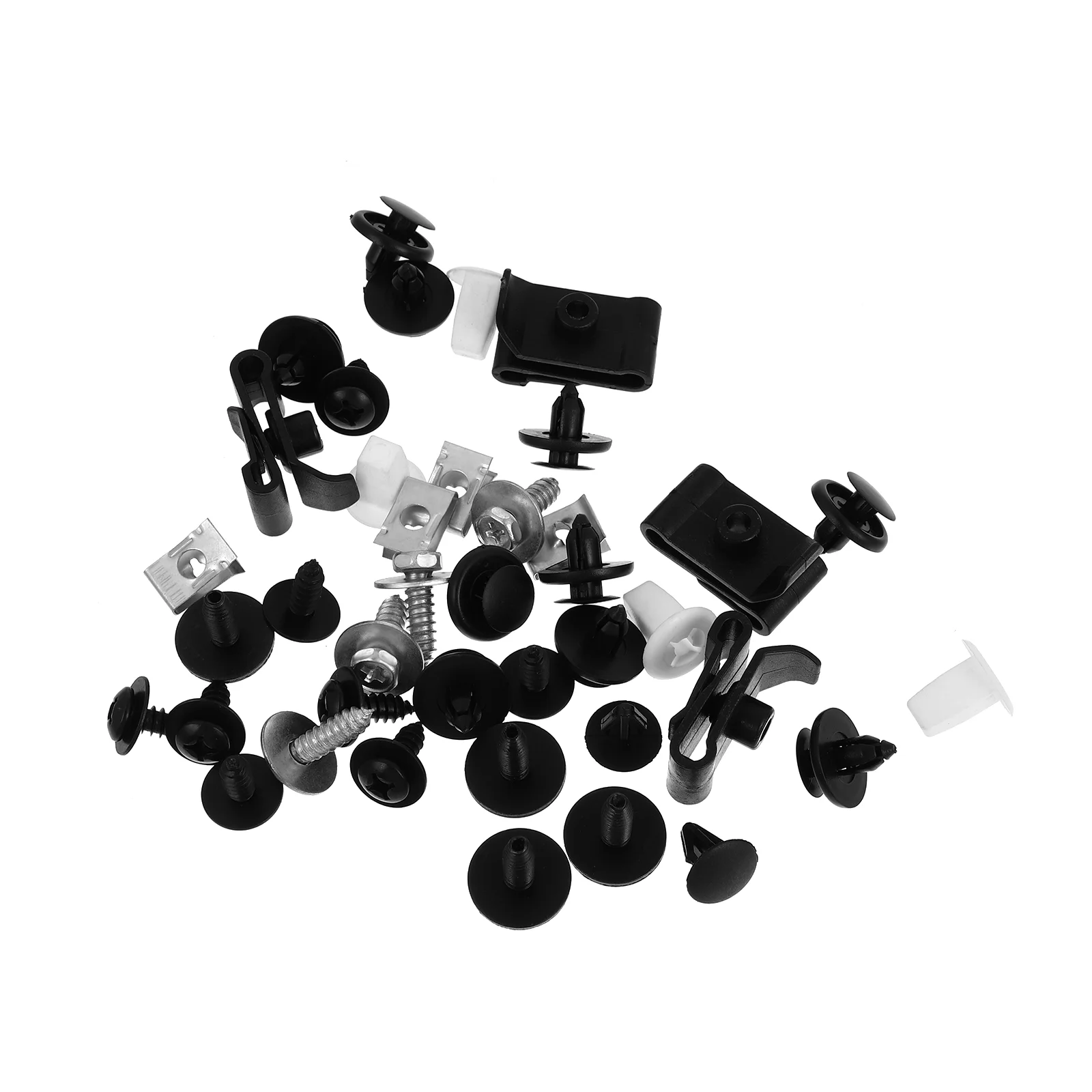 

40Pcs Sturdy Car Engine Guard Plate Fasteners Auto Parts Car License Plate Screws