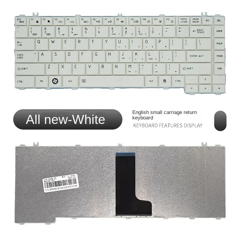 Костюм для Toshiba L600 C600 C600D L600D L630 L640 L700 L730 L645 Клавиатура ноутбука