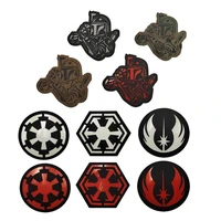 disney star wars reflective fastener imperial army galactic empire battleship patch with hook jedi order tactical morale badge