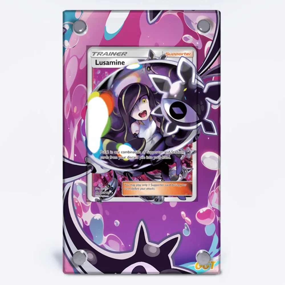 Для аниме Pokemon Ptcg Giovanni Gloria Lusamine Roxie Piplup Wishiwashi акриловый защитный чехол для карточек настольный орнамент (art.: 3920d2d8a5488) - 3920d2d8a5488