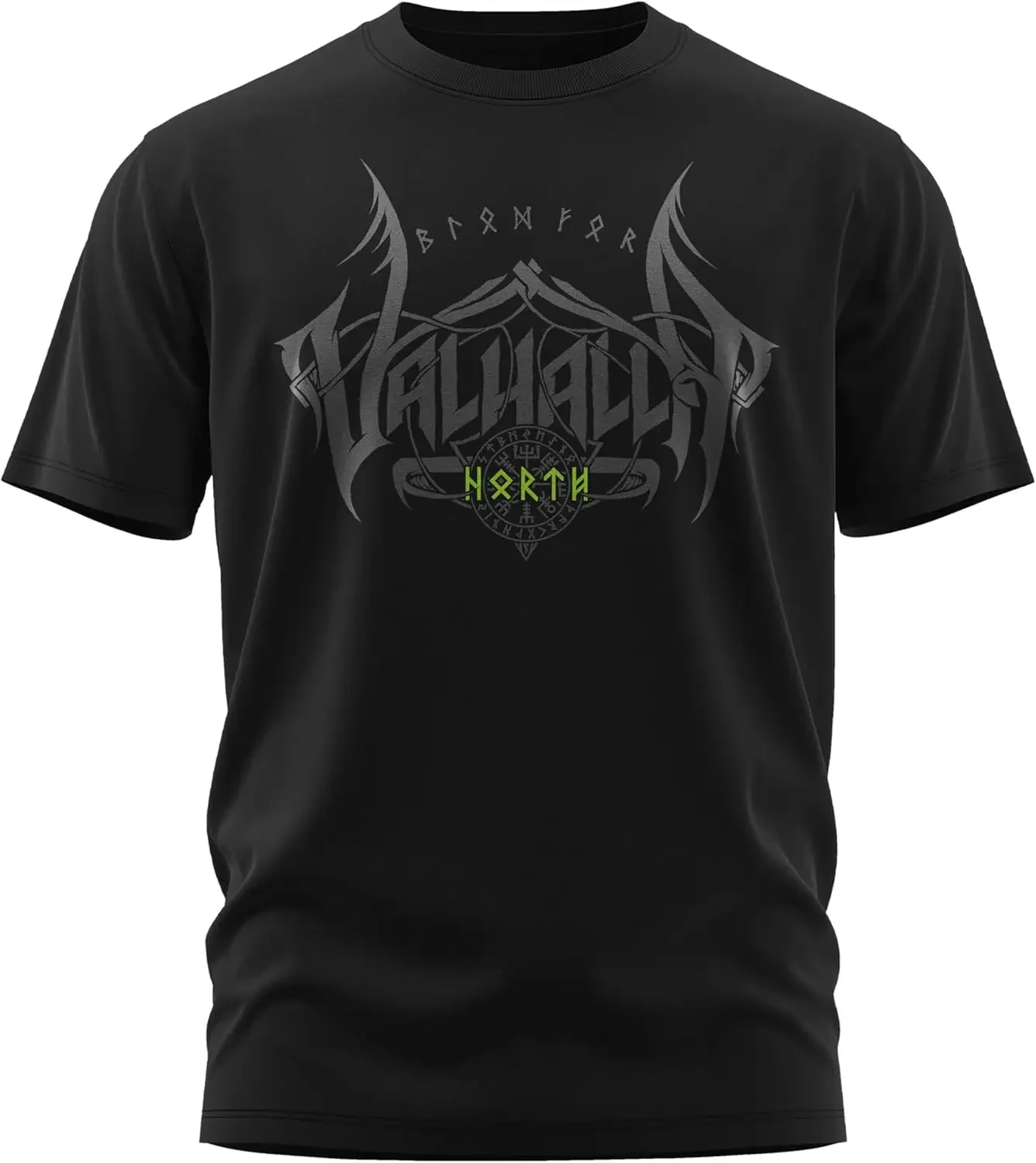 Кровь Вальгаллы. Футболка Nordic Warrior Berserker 100% хлопок с круглым вырезом и коротким