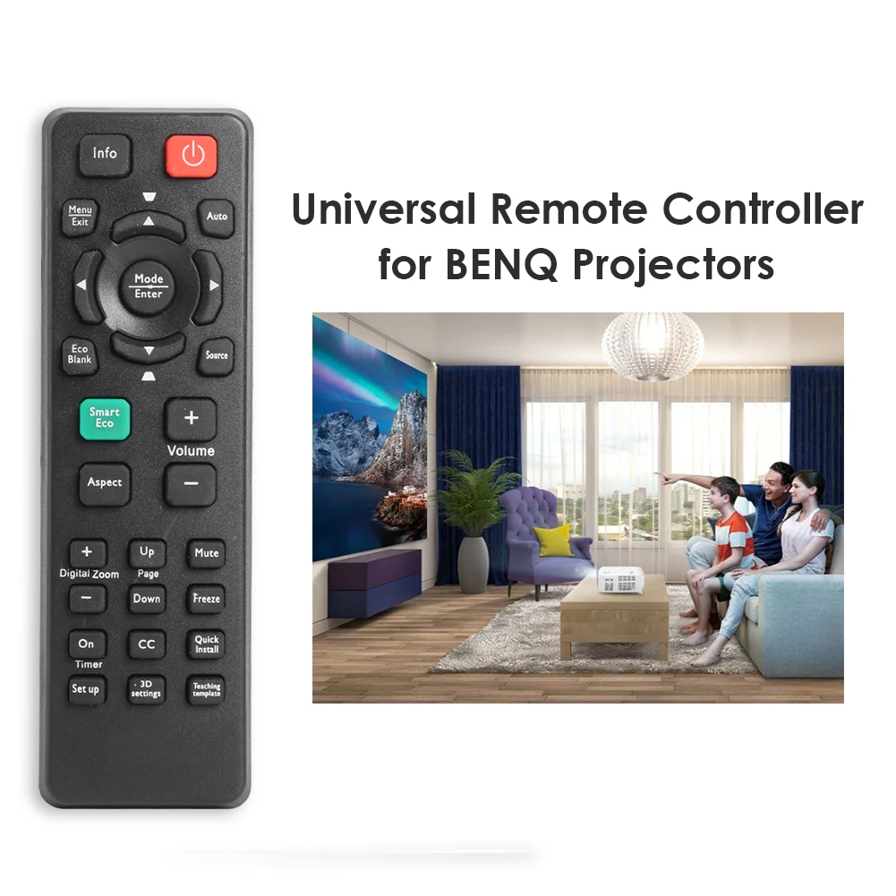 Сменный пульт дистанционного управления для BENQ Projector MS504 MX505 MS521P MS522P MS524 |