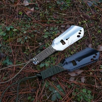 multifunctional camping aluminum alloy hiking sapper shovel garden shovel small hand shovel survival tools