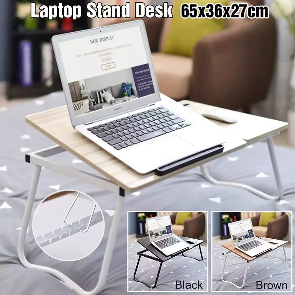 

Adjustable Laptop Table Folding Notebook Tray Lap Tablet Computer Stand Sofa Bed Portable Eating Writing Reading Desktop Stand