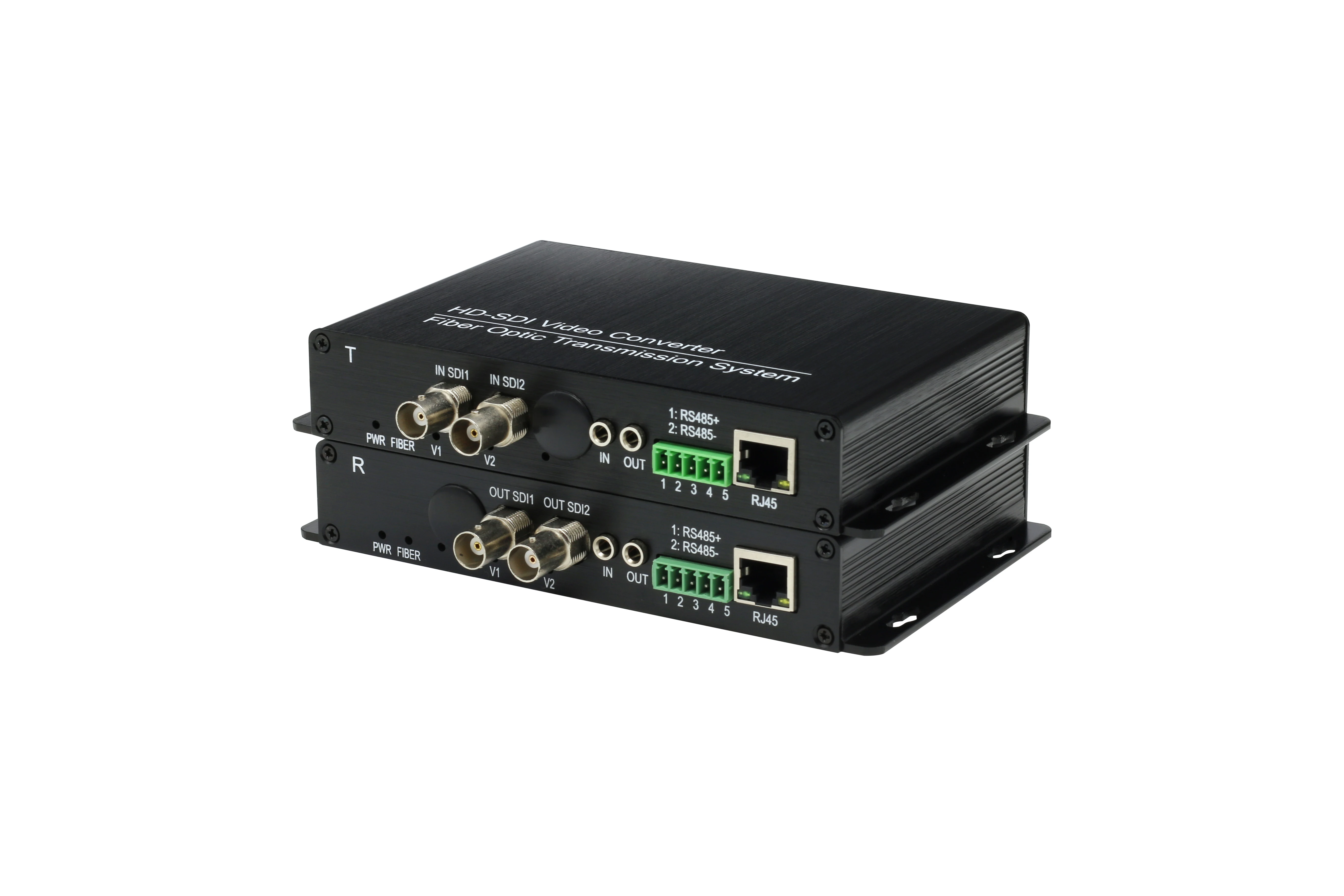 fiber to sdi converter 2 channels hd-sdi 1080P@60HZ over single fiber FC/ST