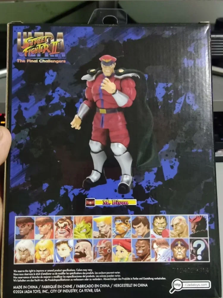 Оригинальные игрушки Jada уличный истребитель Vega M · Bison подвижная модель игра