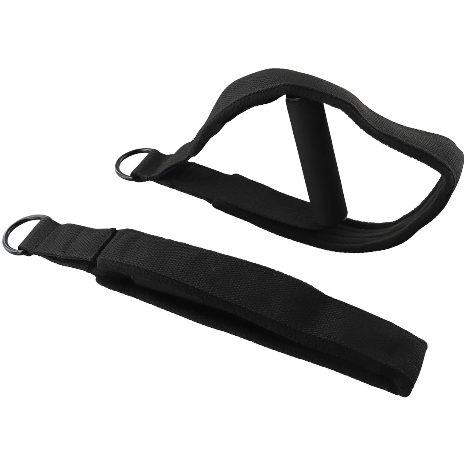 

2pcs Double Loop Pilates Circle Foot Straps W/ D-rings For Foot Reformer Fitness Equipment Straps Pilate Exercise Training Belt